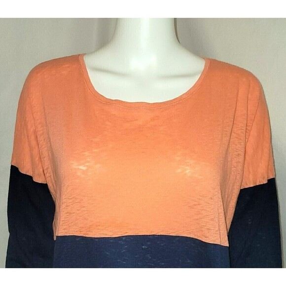 J. Crew Raglan Burnt Out Long Sleeve Tee - Size S - Picture 5 of 9